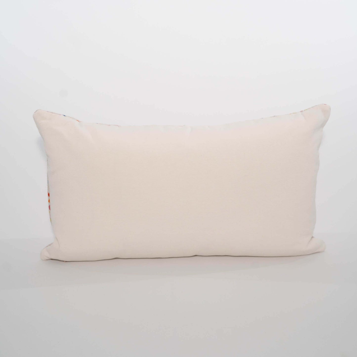 Handmade vintage Nahualá geometric huipil pillow 12x21