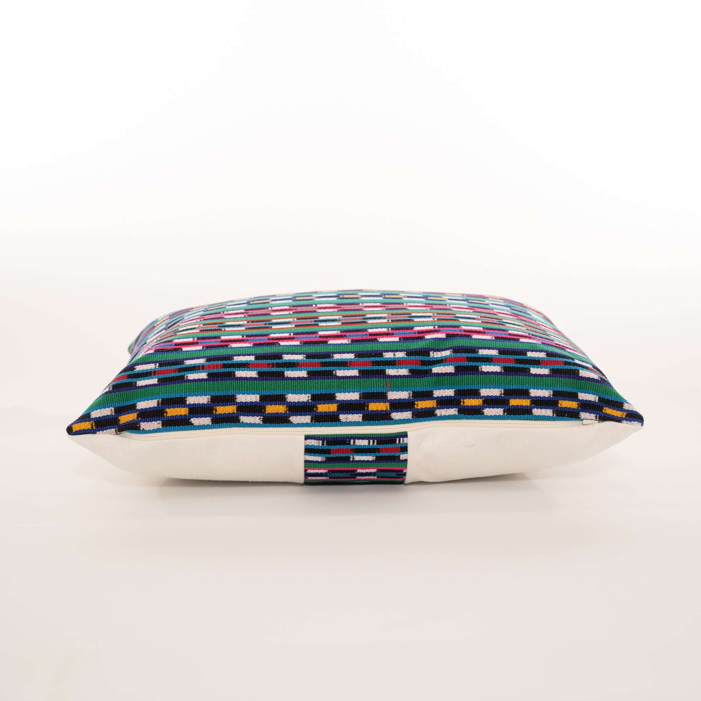 Handmade Guatemalan Gloria Rebozo Heavyweight Huipil Pillow – 14x20