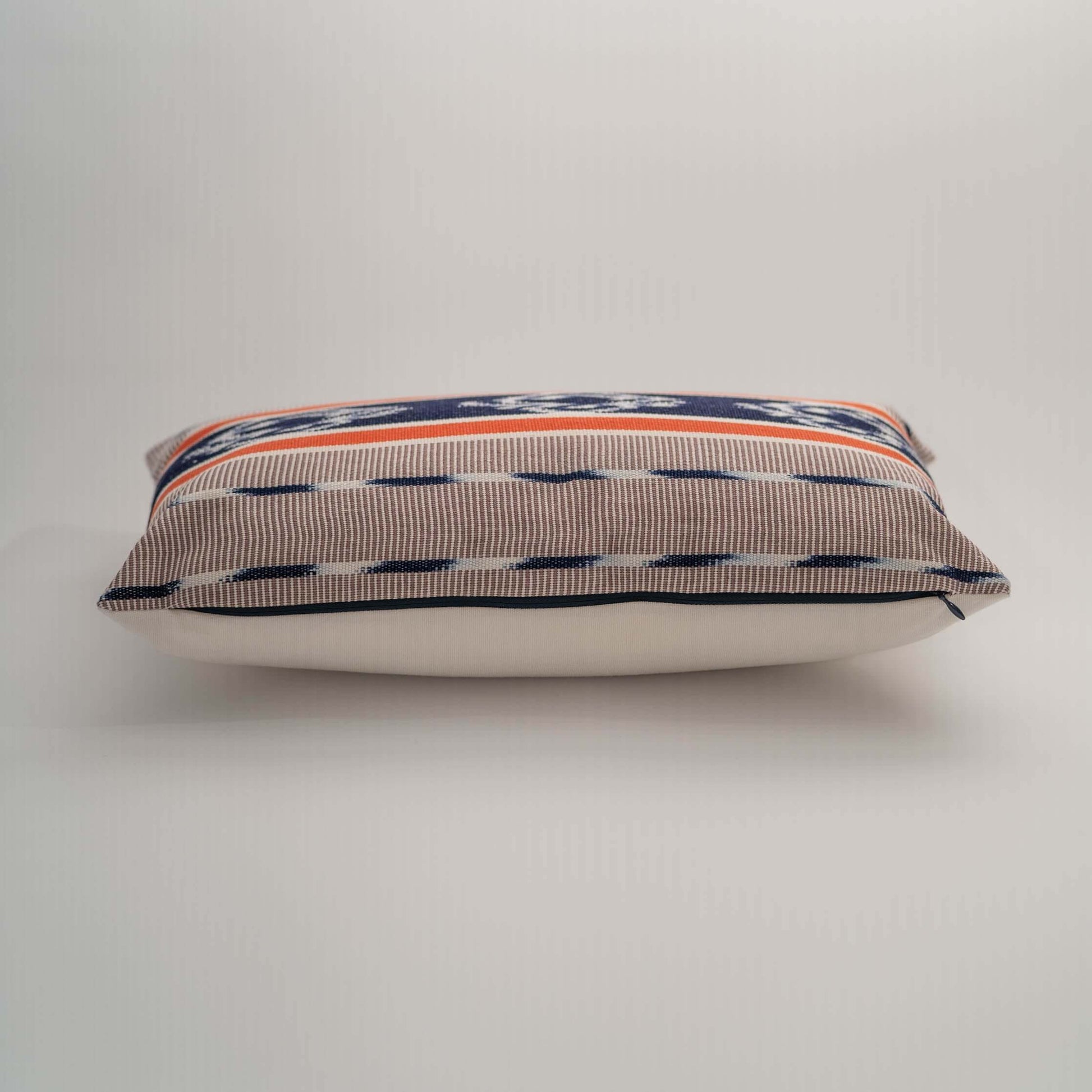Handmade Guatemalan Juanita Atitlan ikat pillow natural plant dyed