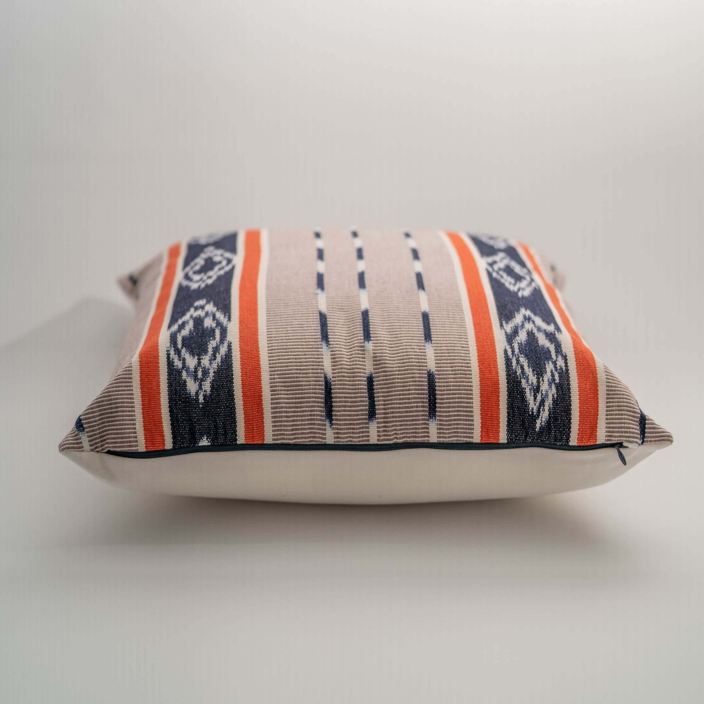 Handmade Guatemalan Juanita Atitlan Ikat Pillow – Natural Plant Dyed