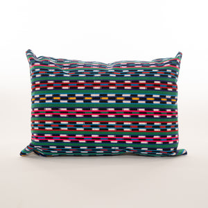 mayan pillow made from guatemalan textiles
