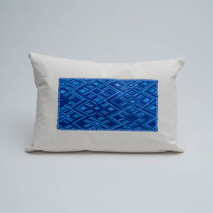 Blue Brocade Pillow