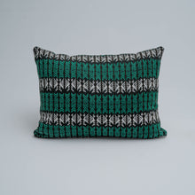 Load image into Gallery viewer, Green &amp; Black Nahualá  Pillow